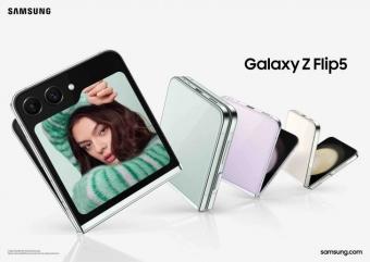 三星发布Galaxy Z Flip5 在设计上有很多改进，外屏也更大