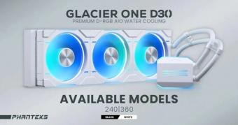追风者冰灵 Glacier D30 一体式水冷推出：可选黑白两色和 240/360 规格
