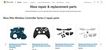 微软开始销售 Xbox 手柄的更换部件：并上线自行维修视频