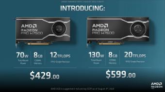 AMD Radeon PRO W7500 与 W7600 工作站显卡正式发布 