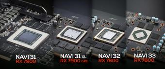AMD Navi 3x 系列全四款 GPU 的外观设计曝光