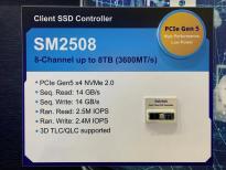 慧荣在 FMS 2023 活动上推出最新 PCIe 5.0 SSD 主控 SM2508