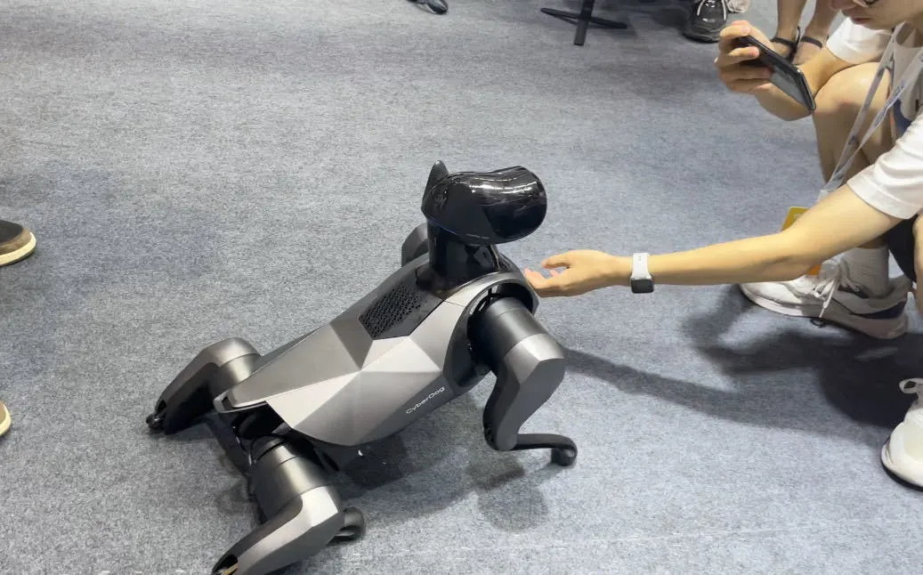 WRC世界机器人大会开幕：小米四足机器狗吸引大多数观众的注意力