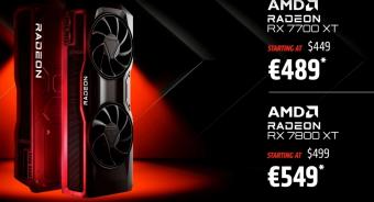 AMD 正式发布 RX 7800 XT 和 RX 7700 XT 显卡：将于9月6日推出