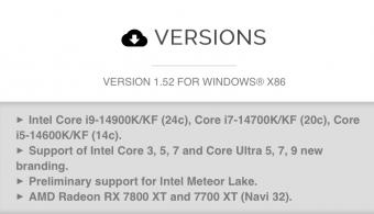 硬件监测软件 HWMonitor 1.52 版本支持英特尔将推出酷睿 14 代桌面和酷睿 Ultra 移动处理器