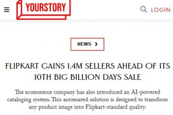 Flipkart卖家数量同比增长27%，已突破140万大关