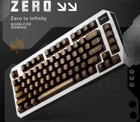 雷神 ZERO 75 机械键盘开启预售：支持三模连接，到手价 299 元