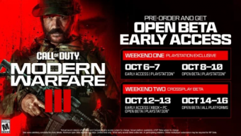 10月6日《使命召唤：现代战争 Ⅲ 2023》在 PS4、PS5 上开启第一轮 Beta 测试
