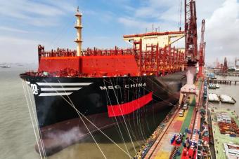 ，“地中海·中国”号计划于10月13日开启首航，目的港荷兰鹿特丹