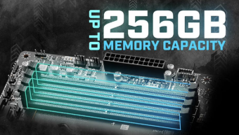 微星主板再创巅峰：4 DIMM支持高达256GB内存容量