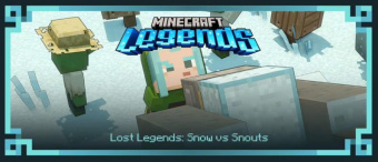 《我的世界》新动作《Lost Legends》掀起“Snow vs Snouts”战