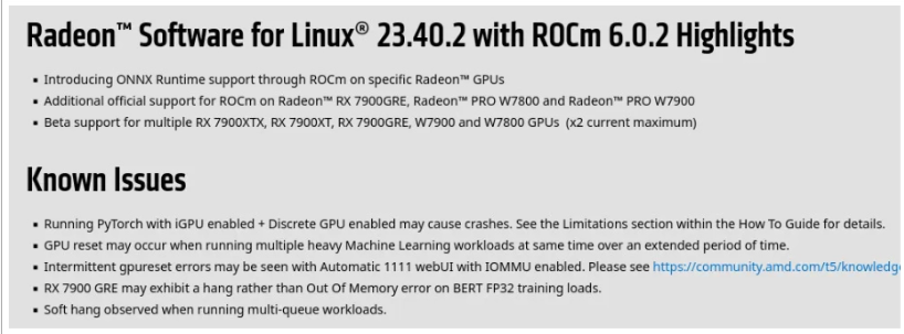 AMD发布Radeon Software for Linux 23.40.2版本更新