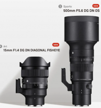适马再创辉煌：500mm F5.6和15mm F1.4两款全画幅相机镜头发布