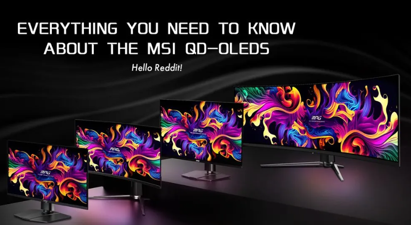 微星QD-OLED显示器发布：不支持固件更新的争议