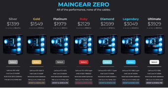 MAINGEAR推出ZERO系列整机，采用(MG-RC) 背插接口方案