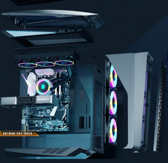 雷神黑武士水冷台式电脑新品发布：性能狂潮，外观霸气