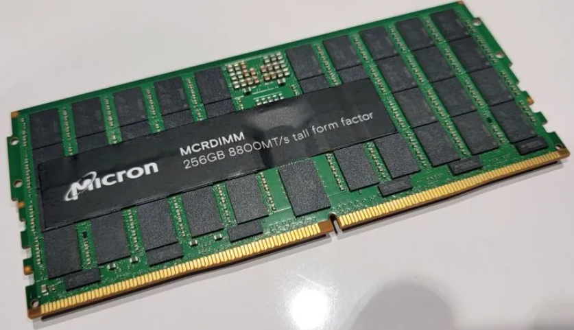 美光展示256GB DDR5内存模块：为未来服务器系统设计